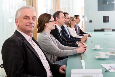 Mitarbeiter in Konferenz Werbefotograf Nürnberg