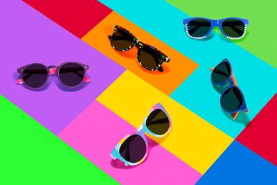 Werbefotograf Nürnberg inszeniert Sonnenbrille im Pop-Art Stil