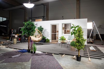 Backstage Gesamtset Kulissenbau Produktfotograf Nürnberg