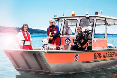 Fotograf Nürnberg bei Wasserwacht Taucher im Einsatz für Employer Branding