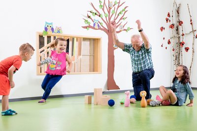 Dynamische Spielszene für modernes Employer Branding