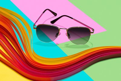 Werbefotografie Sonnenbrille Pop-Art Inszenierung im Studio Nürnberg