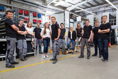 Gruppenaufnahme Azubis – Employer Branding