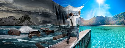 Kreative Fotografie Heizwasseraufbereitung – Karibik und Sturm | Imagefotograf Nürnberg